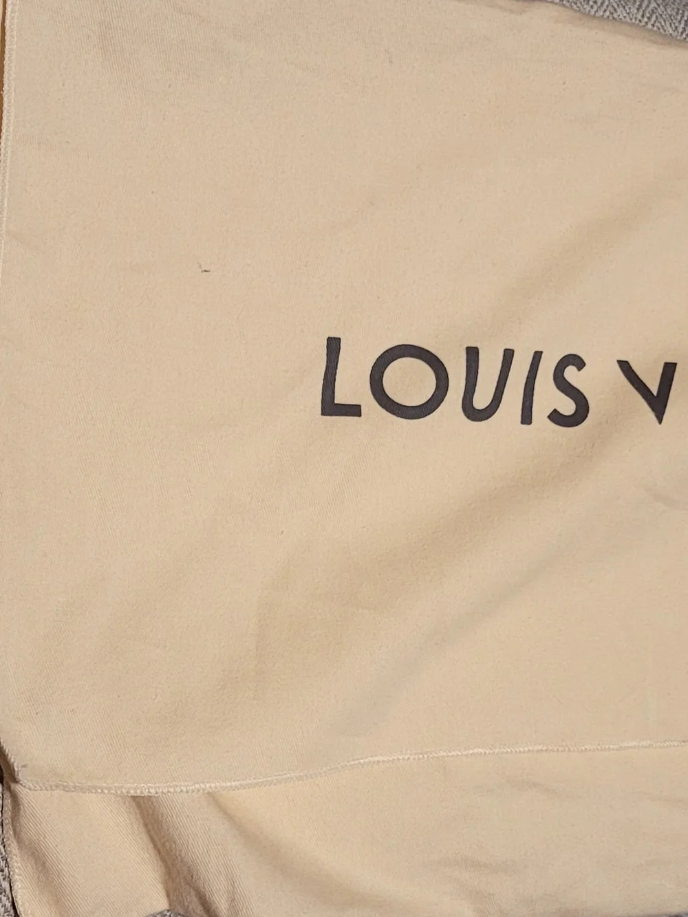 Louis Vuitton Neverfull Monogram Canvas Tote in Brown with Tan Trim